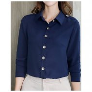 Women shirt, solid color patchwork shirt