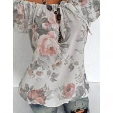 Female shirt, floral, comfortable shirt