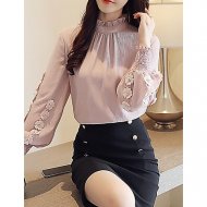 Women daily shirt, solid color, comfortable shirt