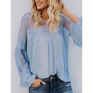 Women fashion blouse, solid color print