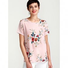 Women daily shirt, floral print