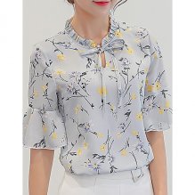 Women shirt, floral print, casual shirt