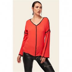 Women everyday tops, solid color, casual shirts