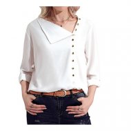 Women outfit, solid color V-neck