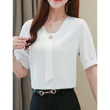 Women daily shirt, solid color, casual out shirt