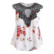 Women casual, daily basic shirt, floral print