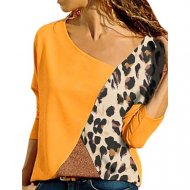 Female slim shirt, color V-neck