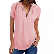 Women daily blouse, solid color